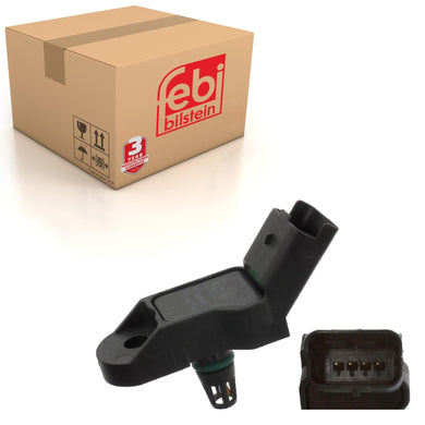 Manifold Pressure Sensor Inc Sealing Ring Fits FIAT Fiorino Qubo Peug Febi 37880