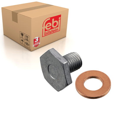 Oil Drain Plug Inc Sealing Ring Fits Ford C-MAX Ecosport Fiesta Van F Febi 38218