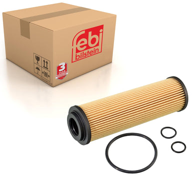 Oil Filter Inc Seal Rings Fits Mercedes Benz C-Class Model 204 E-Clas Febi 38355