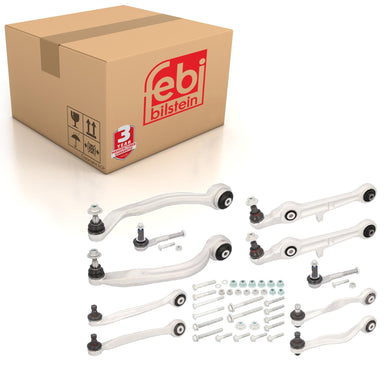 Front Control Arm Kit Inc Tie Rod Ends No Stabiliser Links Fits Audi Febi 39402