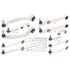 Front Control Arm Kit Inc Stabiliser Links & Ends Fits Audi A4 Avant Febi 39404