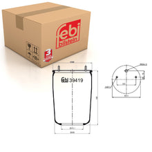 Load image into Gallery viewer, Air Spring No Piston Fits Gigant Achsen OE 00246149 Febi 39419