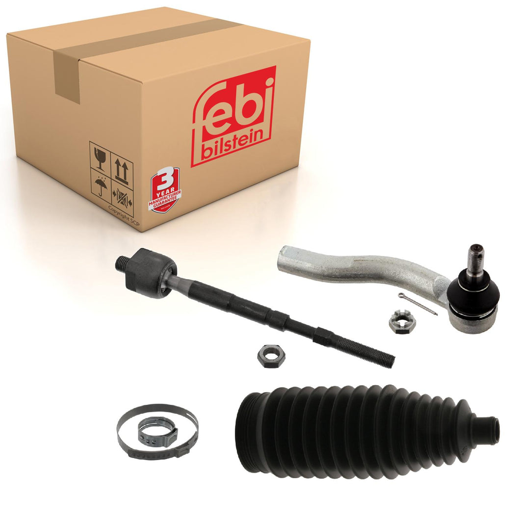 Front Right Tie Rod Inc Steering Boot Set Fits Toyota Aygo Peugeot 10 Febi 39591