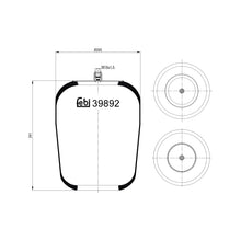 Load image into Gallery viewer, Air Spring No Piston Fits Mercedes Benz bitte Abmessungen beachten/pl Febi 39892