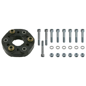 Front Propshaft Flexible Coupling Kit Fits Mercedes Benz C-Class Mode Febi 40115