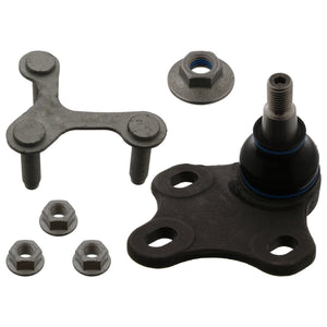 Front Right Lower Ball Joint Inc Lock Nuts & Locking Plate Fits Audi Febi 40537