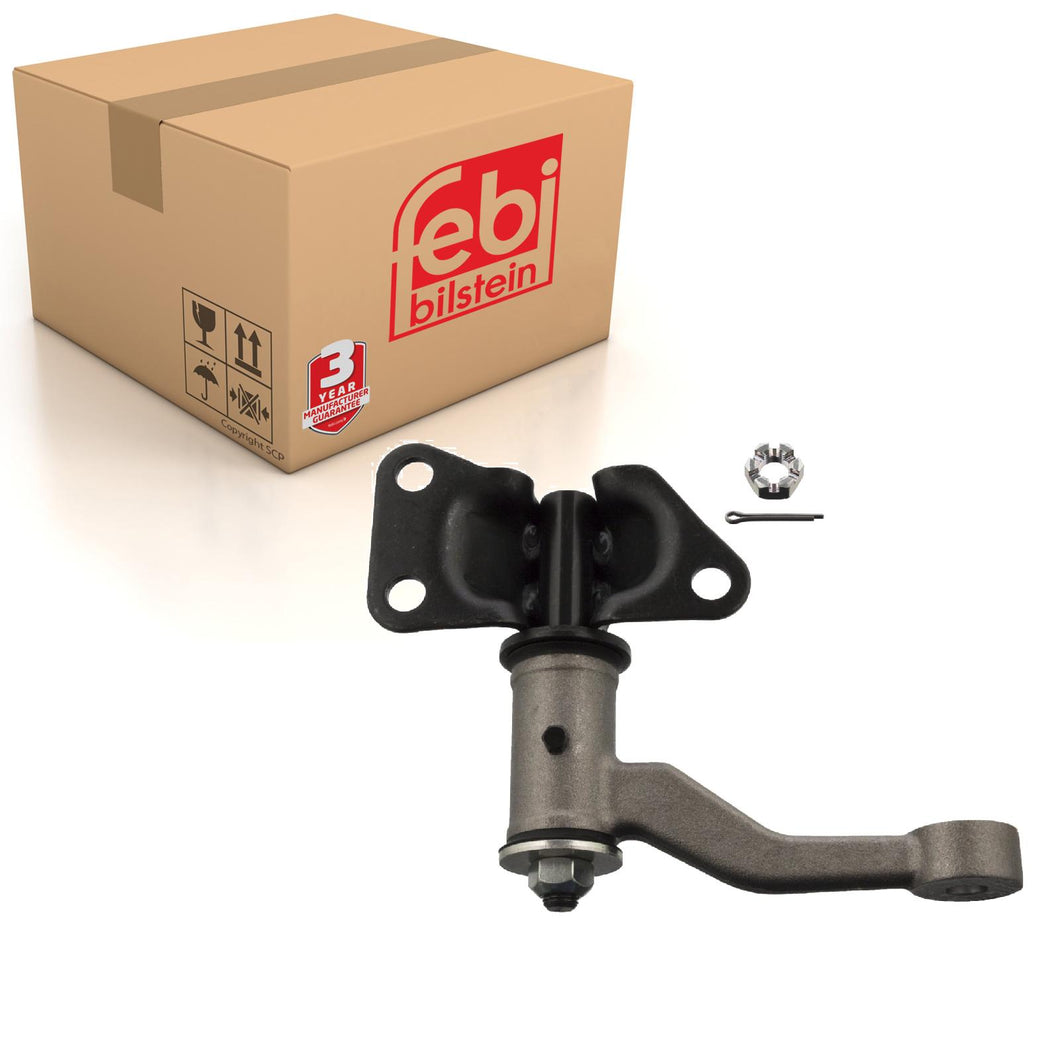 Front Idler Arm Inc Castle Nut & Cotter Pin Fits Nissan LHD Only Febi 42697