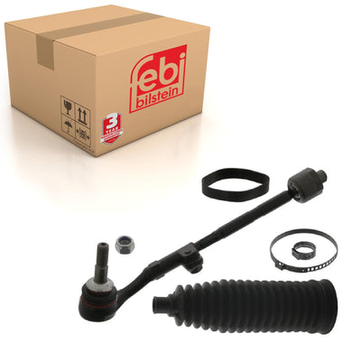 Front Left Tie Rod Inc Tie Rod End Boot Fits BMW 1 LHD Only Febi 43507