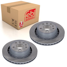 Load image into Gallery viewer, Pair of Rear Brake Discs Fits Saab 9-5 I 1997-10 OE 12 763 593 Febi 43812