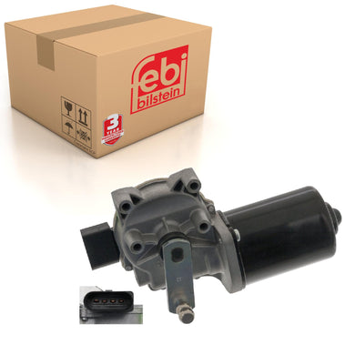 Front Wiper Motor Fits Volkswagen Amarok S1 Transporter LHD Only Febi 48671