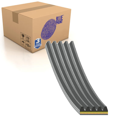 5 Ribbed Auxiliary V Belt Aux 1495mm Fits Mazda CX-30 Blue Print AD05A1495