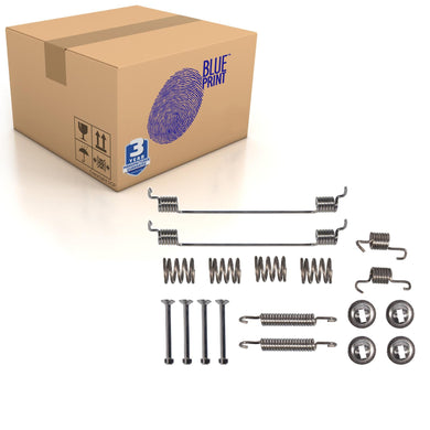 Rear Brake Shoe Fitting Kit Fits Renault Kangoo Nissan Blue Print ADBP410071