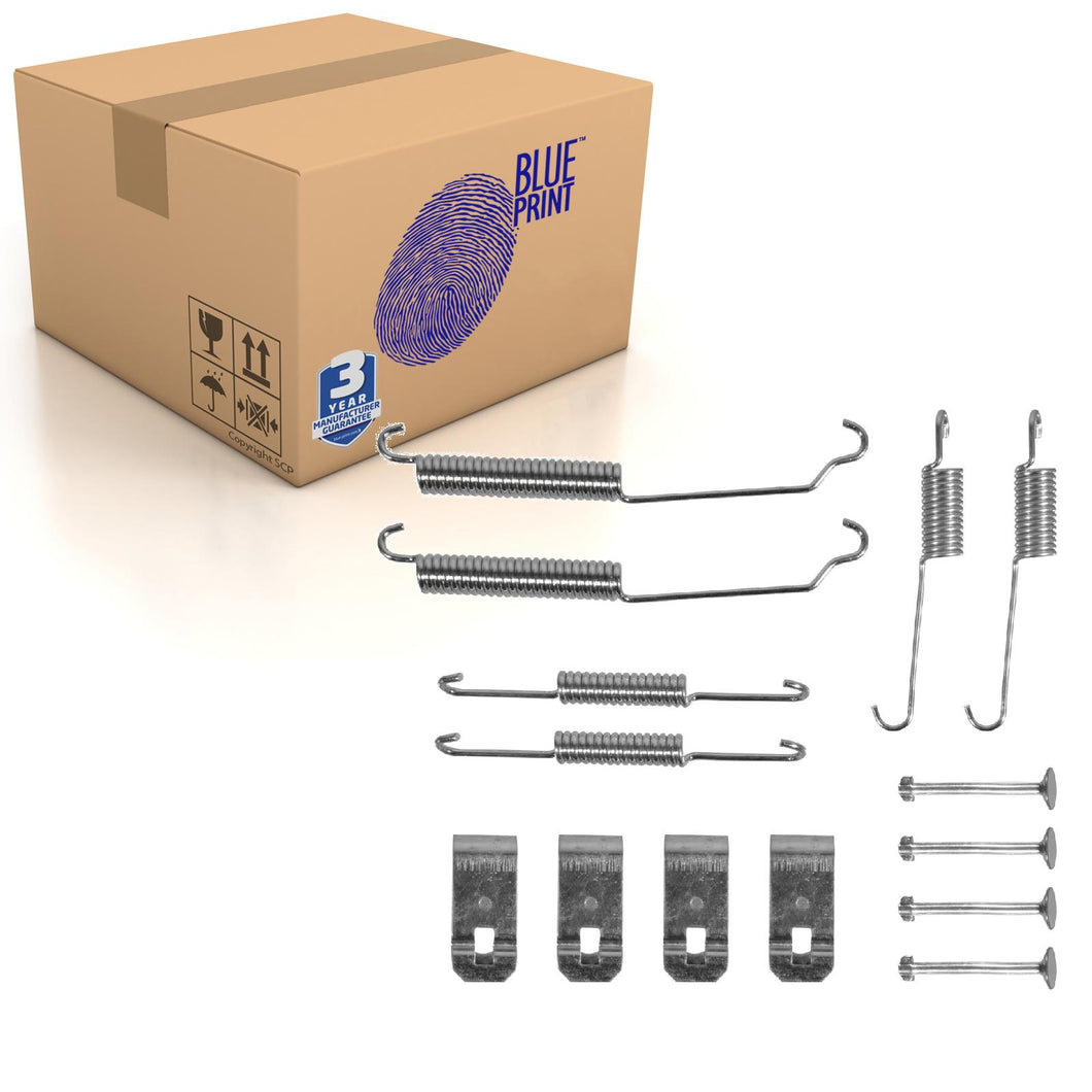 Rear Brake Shoe Fitting Kit Fits Mazda Mazda2 Blue Print ADBP410073