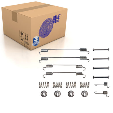 Rear Brake Shoe Fitting Kit Fits Renault Kangoo Peugeot Blue Print ADBP410075