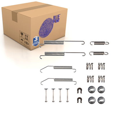 Rear Brake Shoe Fitting Kit Fits Peugeot Ion Nissan NV200 Blue Print ADBP410082