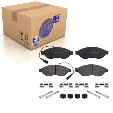 Front Brake Pad Set Fits FIAT Ducato Peugeot 16 478 639 80 Blue Print ADBP420084