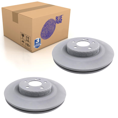 Pair of Rear Brake Disc Fits Mercedes C-Class 0004230712 Blue Print ADBP430086