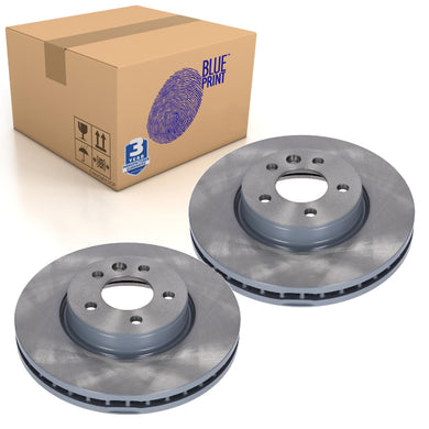 Pair of Brake Disc Fits VW OE 2H6 615 301 Blue Print ADBP430100