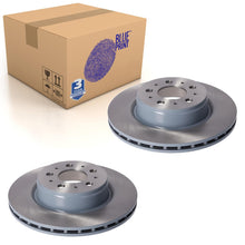 Load image into Gallery viewer, 2 Front Brake Discs Fits Tesla OE 1044611-00-D Blue Print ADBP430115
