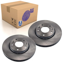 Load image into Gallery viewer, Pair of Front Brake Discs Fits Nissan Juke OE 40206-6LA0A Blue Print ADBP430129