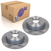 Load image into Gallery viewer, Pair of Rear Brake Discs Fits Toyota C-HR OE 42431-F4020 Blue Print ADBP430131