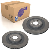 Load image into Gallery viewer, Pair of Rear Brake Disc Fits Hyundai Ioniq OE 58411GI100 Blue Print ADBP430153