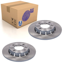 Load image into Gallery viewer, Pair of Rear Brake Discs Fits Citroen C4 OE 16 435 741 80 Blue Print ADBP430155