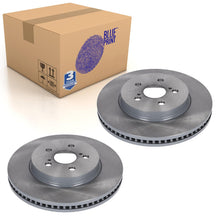 Load image into Gallery viewer, Pair of Front Brake Discs Fits Toyota Corolla 43512-02400 Blue Print ADBP430158