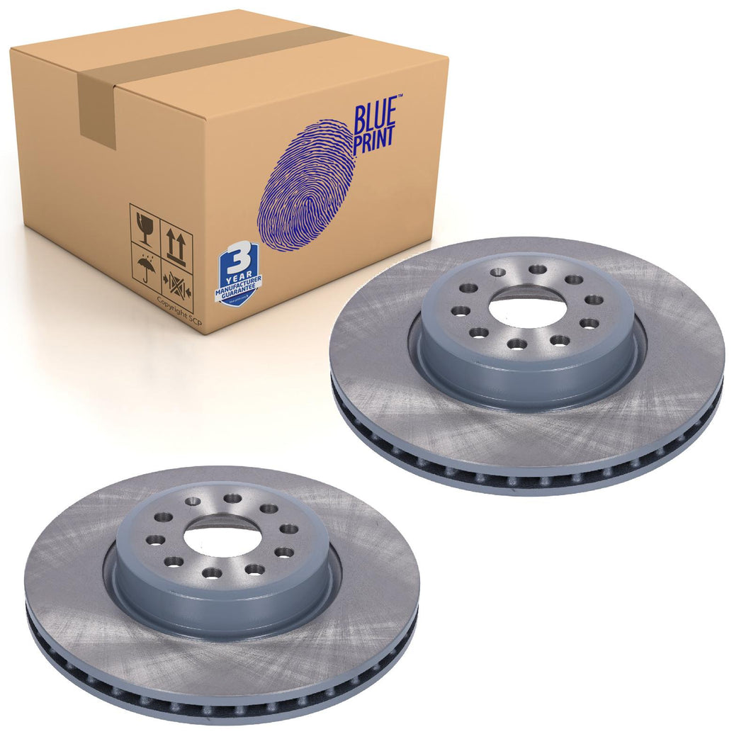 Pair of Front Brake Discs Fits Cupra Born OE 1EA 615 301 Blue Print ADBP430161