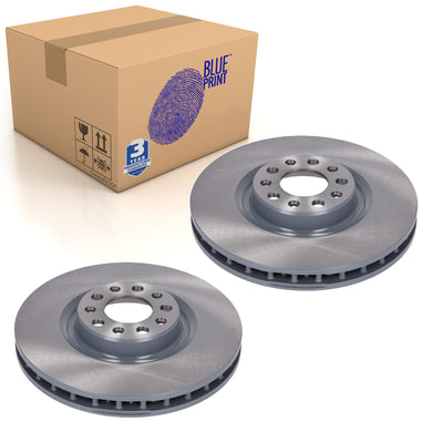 Pair of Front Brake Disc Fits Alfa Romeo Giulia 50532932 Blue Print ADBP430176