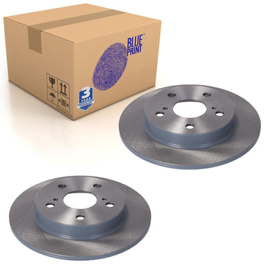 Pair of Rear Brake Disc Fits Toyota Yaris Cross 4243152180 Blue Print ADBP430192