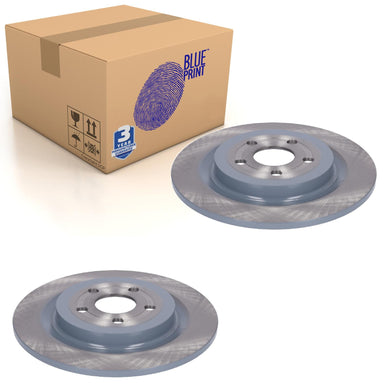 Pair of Rear Brake Disc Fits Ford Mustang Mach-E 2541225 Blue Print ADBP430204