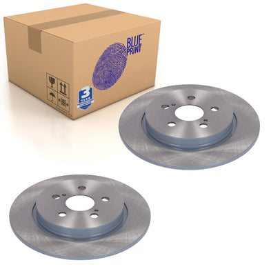 Pair of Rear Brake Disc Fits Toyota Corolla OE 4243102340 Blue Print ADBP430219