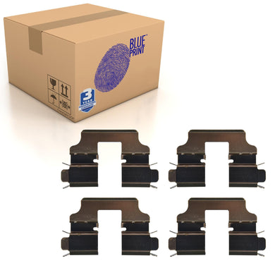 Rear Brake Pad Fitting Kit Fits Honda Civic VIII Blue Print ADBP480009