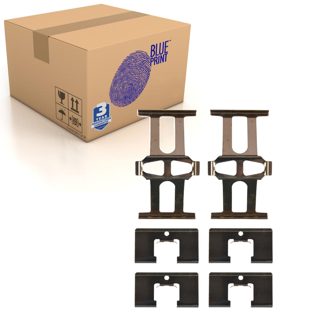 Rear Brake Pad Fitting Kit Fits Honda FR-V Stream Blue Print ADBP480011