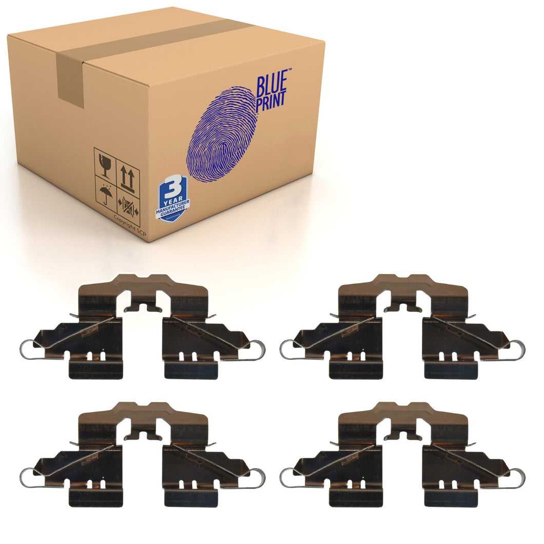 Rear Brake Pad Fitting Kit Fits Suzuki Swift Toyota Yaris Blue Print ADBP480020