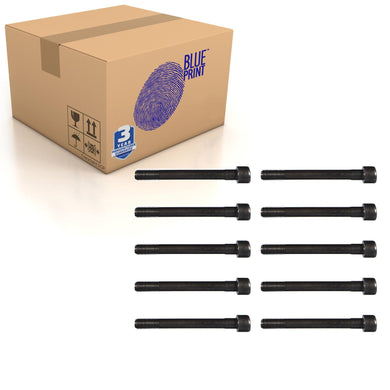 Cylinder Head Bolt Set Fits Hyundai Accent Click Coupe Getz Blue Print ADG07801
