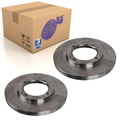 Pair of Front Brake Disc Fits Toyota Avanza OE 43512BZ020 Blue Print ADT343242