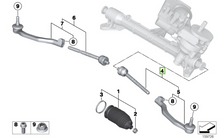 Load image into Gallery viewer, Front Left Tie Rod Inc Tie Rod End Fits Mini BMW Cooper R50 R53 One R Febi 21488