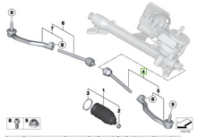 Load image into Gallery viewer, Front Left Tie Rod Inc Tie Rod End Fits Mini BMW R55 R56 R57 R58 Febi 34303