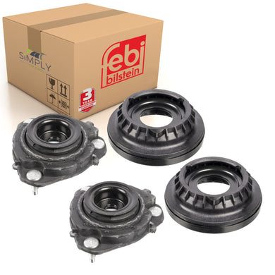 2x Mondeo Front Top Strut Mounts Suspension Bearing Fits Ford Mk3 Febi 19938