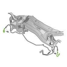 Load image into Gallery viewer, 2x Golf Brake Line Rear Right Left Fits VW Audi A3 S3 TT Febi 172798 172799