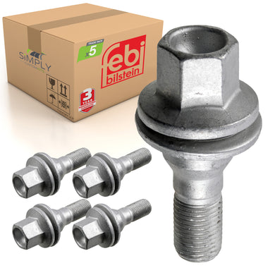 5x Alloy Wheel Bolt Fits Vauxhall Combo Crossland Grandland Febi 29208