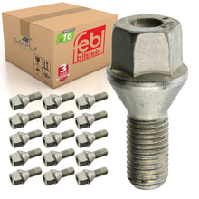 Load image into Gallery viewer, 16x Alloy Steel Wheel Bolt Nut Fits Vauxhall Astra Vectra Zafira Febi 05683
