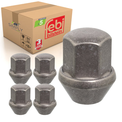 5x Steel Wheel Nut Stud Bolt Front Or Rear Fits Ford Connect Transit Febi 36655