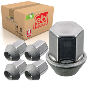 5x Alloy Wheel Nut Fits Ford Galaxy S-MAX OE 1676176 Febi 46661