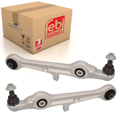 2x A4 Control Arms Wishbone Suspension Front Lower Fits Audi Febi 21928