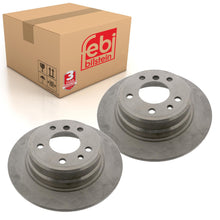 Load image into Gallery viewer, Pair of Rear Brake Disc Fits BMW 7 Series E32 OE 34211165259 Febi 01723