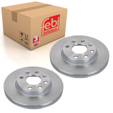 Load image into Gallery viewer, Pair of Front Brake Disc Fits Vauxhall Astra Cavalier Corsa Nova Daew Febi 02806