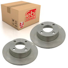 Load image into Gallery viewer, Pair of Rear Brake Disc Fits Audi 100 44 90 Cabriolet 8G Coupe 8B Febi 02908